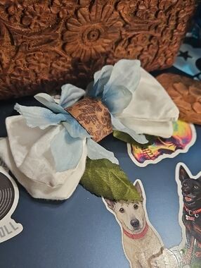 Handmade Floral, Paisley Bow Tie Pet Collar Accessory NEW